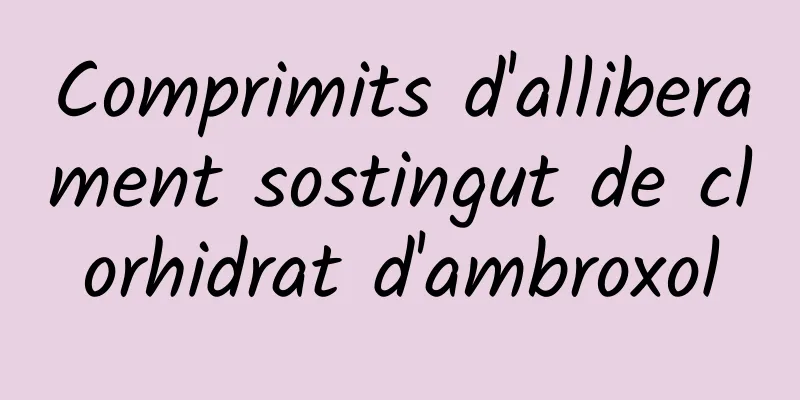 Comprimits d'alliberament sostingut de clorhidrat d'ambroxol