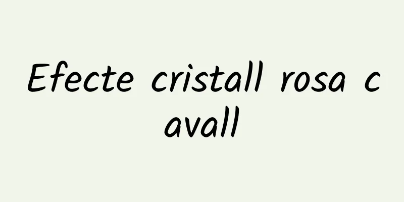 Efecte cristall rosa cavall