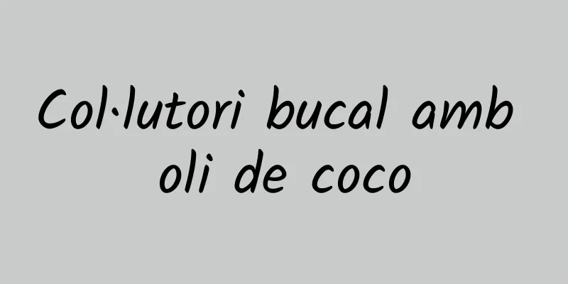 Col·lutori bucal amb oli de coco