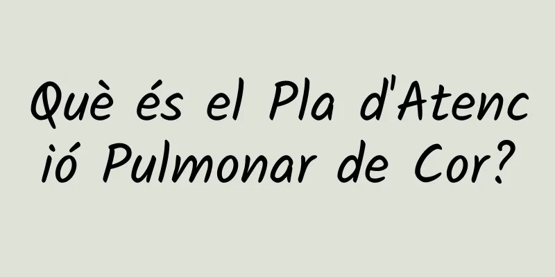 Què és el Pla d'Atenció Pulmonar de Cor?