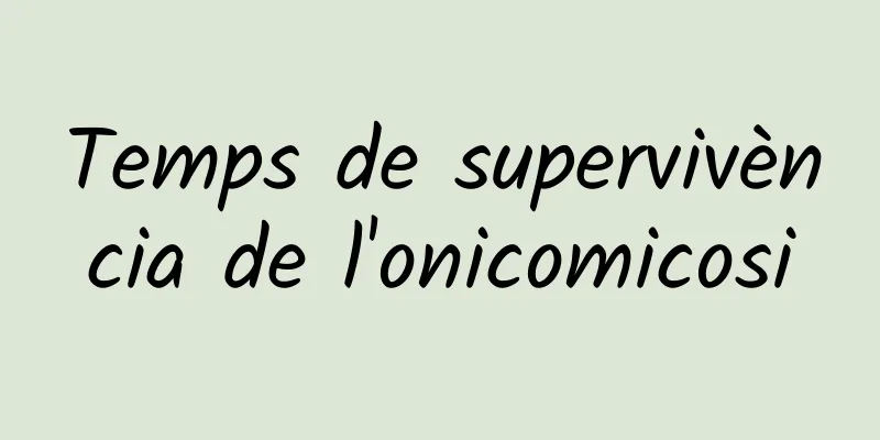 Temps de supervivència de l'onicomicosi