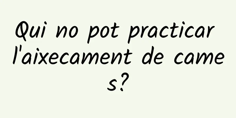Qui no pot practicar l'aixecament de cames?