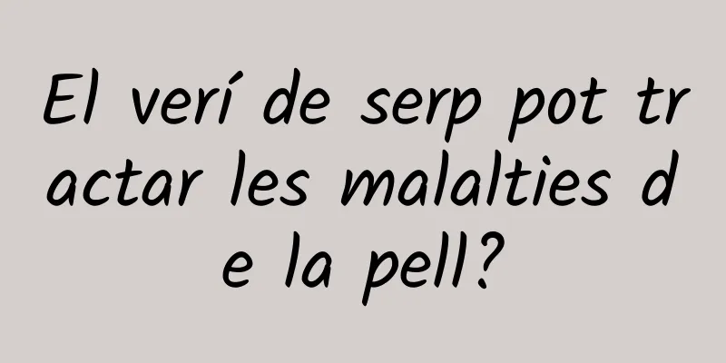 El verí de serp pot tractar les malalties de la pell?