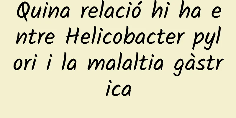 Quina relació hi ha entre Helicobacter pylori i la malaltia gàstrica