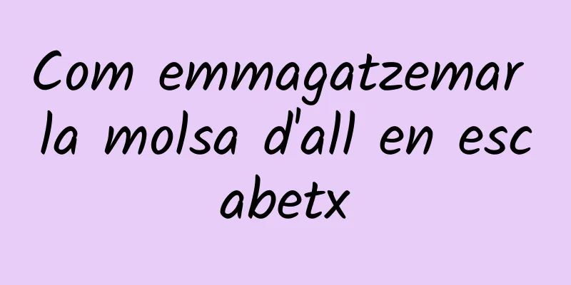 Com emmagatzemar la molsa d'all en escabetx