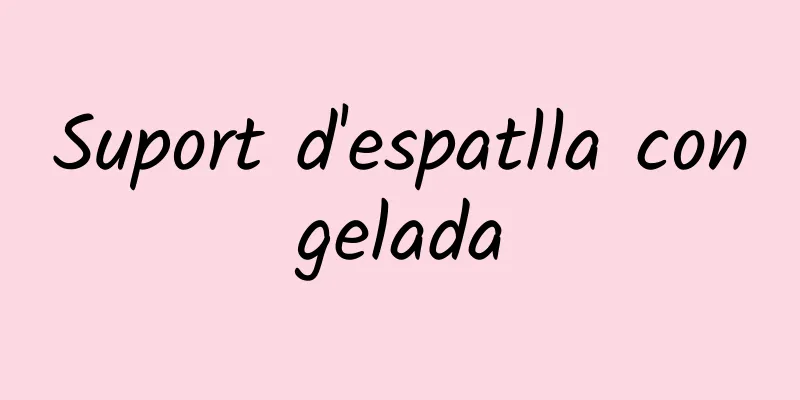 Suport d'espatlla congelada