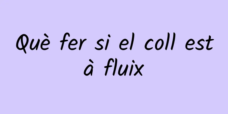 Què fer si el coll està fluix