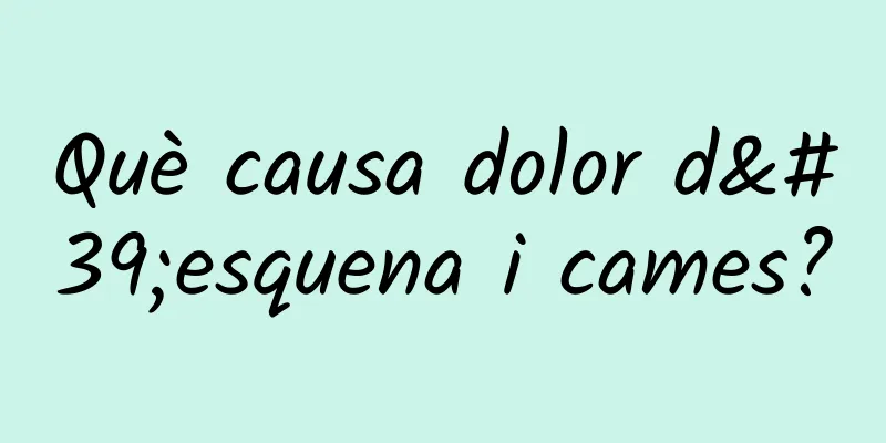 Què causa dolor d'esquena i cames?