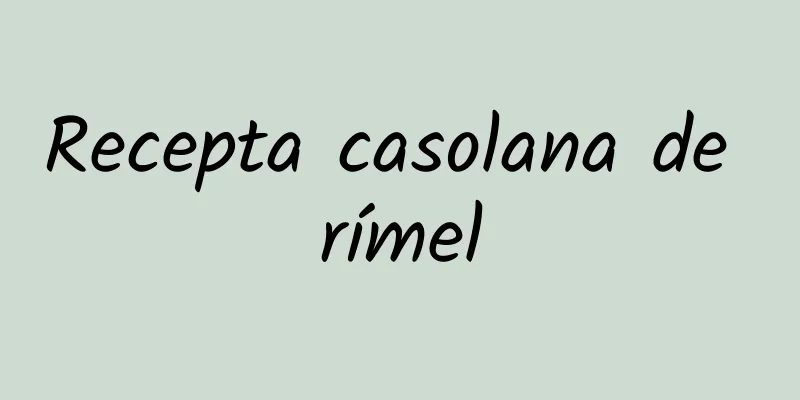 Recepta casolana de rímel