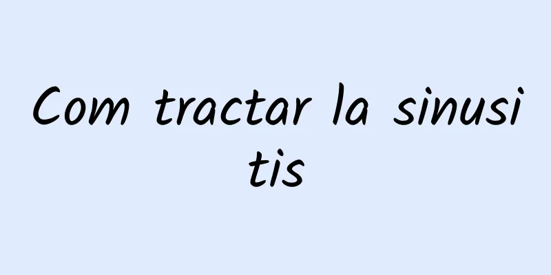 Com tractar la sinusitis