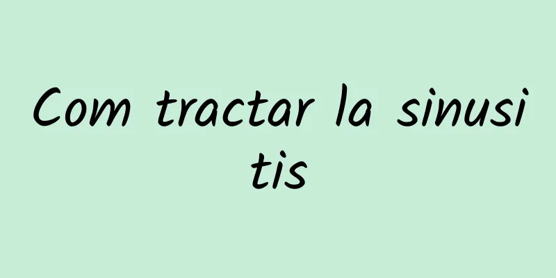 Com tractar la sinusitis