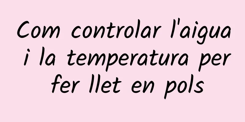 Com controlar l'aigua i la temperatura per fer llet en pols