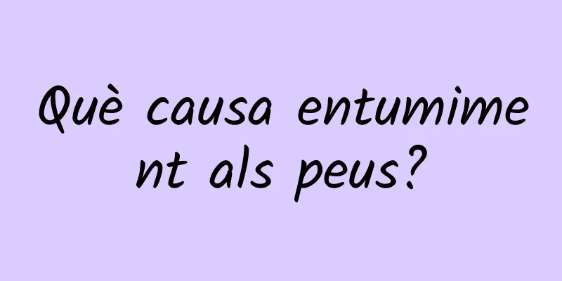 Què causa entumiment als peus?