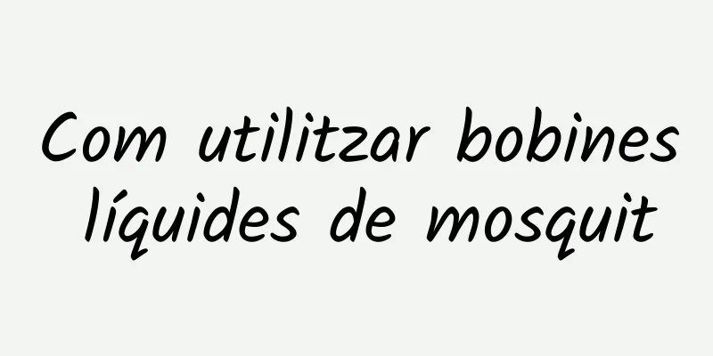 Com utilitzar bobines líquides de mosquit