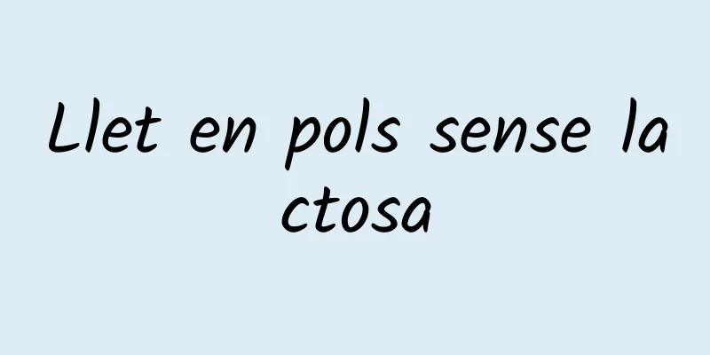 Llet en pols sense lactosa