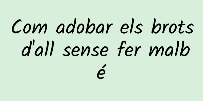 Com adobar els brots d'all sense fer malbé