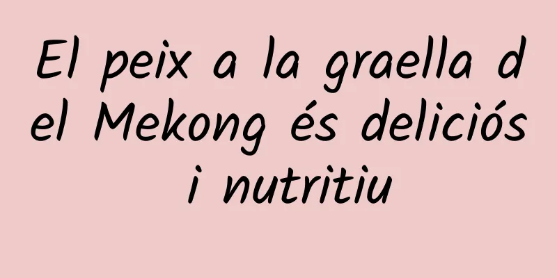 El peix a la graella del Mekong és deliciós i nutritiu