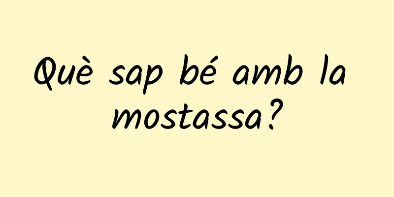 Què sap bé amb la mostassa?