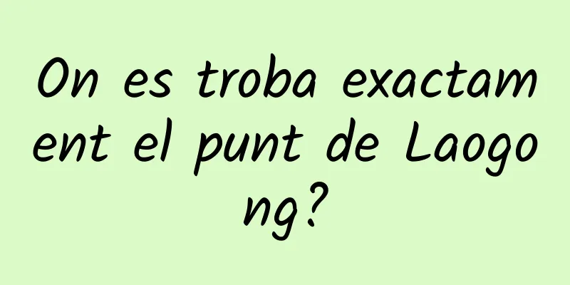 On es troba exactament el punt de Laogong?