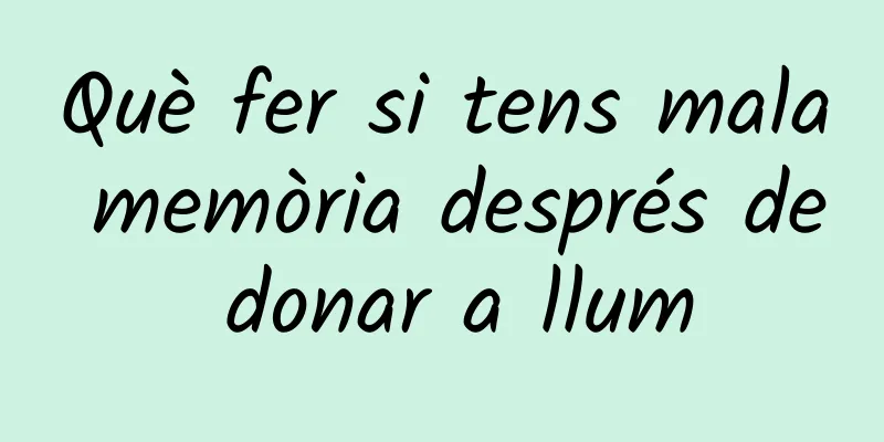 Què fer si tens mala memòria després de donar a llum