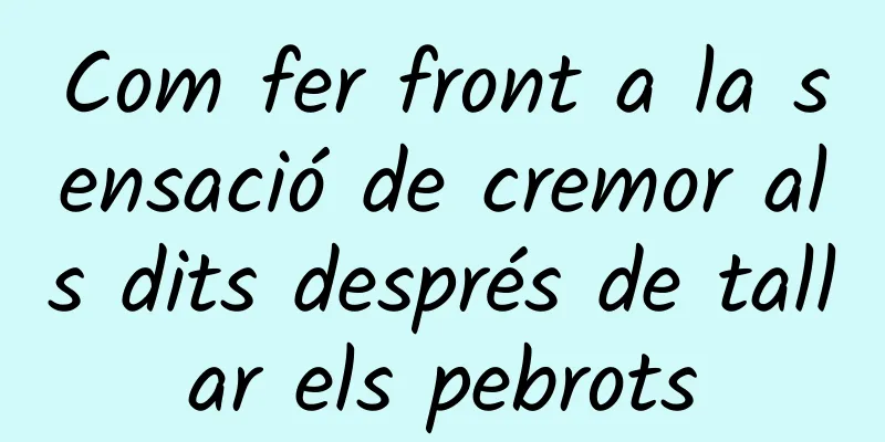 Com fer front a la sensació de cremor als dits després de tallar els pebrots