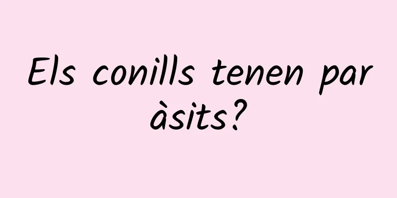 Els conills tenen paràsits?