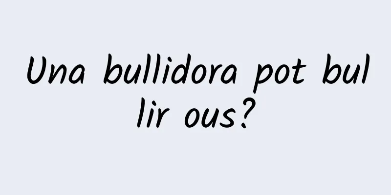 Una bullidora pot bullir ous?