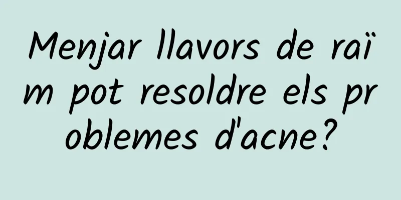 Menjar llavors de raïm pot resoldre els problemes d'acne?