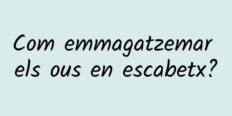Com emmagatzemar els ous en escabetx?
