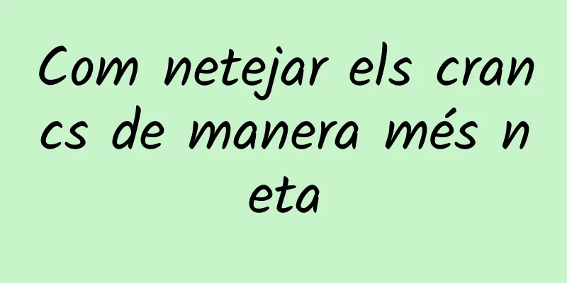Com netejar els crancs de manera més neta