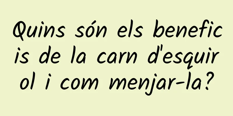 Quins són els beneficis de la carn d'esquirol i com menjar-la?