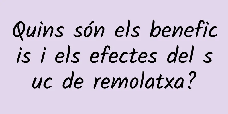 Quins són els beneficis i els efectes del suc de remolatxa?