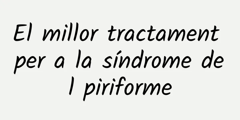 El millor tractament per a la síndrome del piriforme