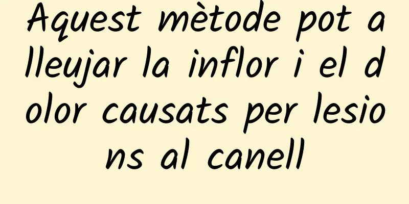 Aquest mètode pot alleujar la inflor i el dolor causats per lesions al canell