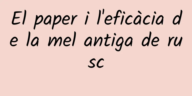 El paper i l'eficàcia de la mel antiga de rusc