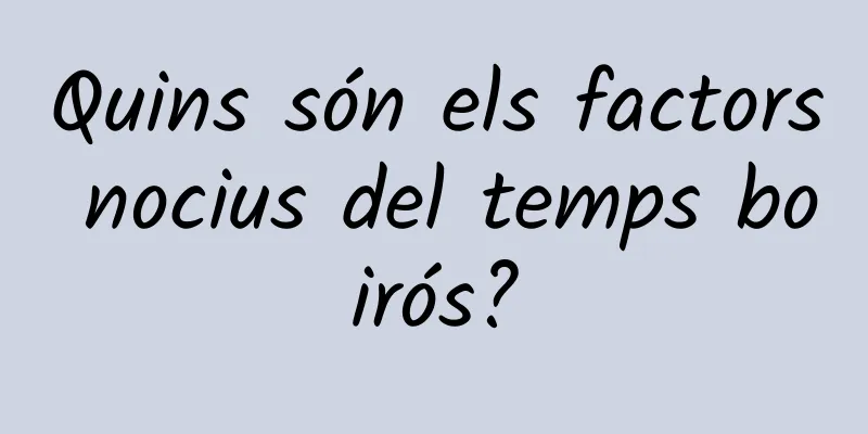 Quins són els factors nocius del temps boirós?
