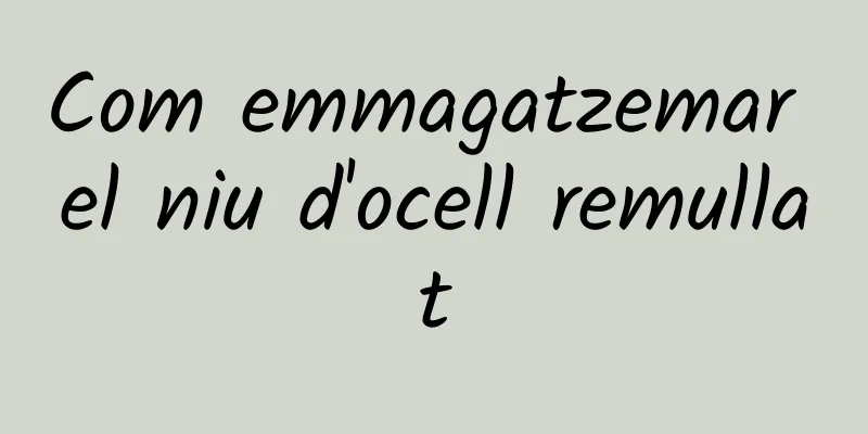 Com emmagatzemar el niu d'ocell remullat