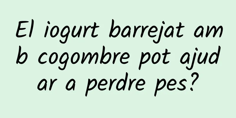 El iogurt barrejat amb cogombre pot ajudar a perdre pes?