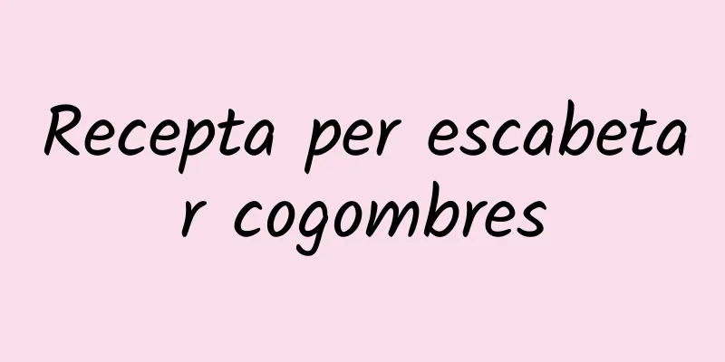 Recepta per escabetar cogombres