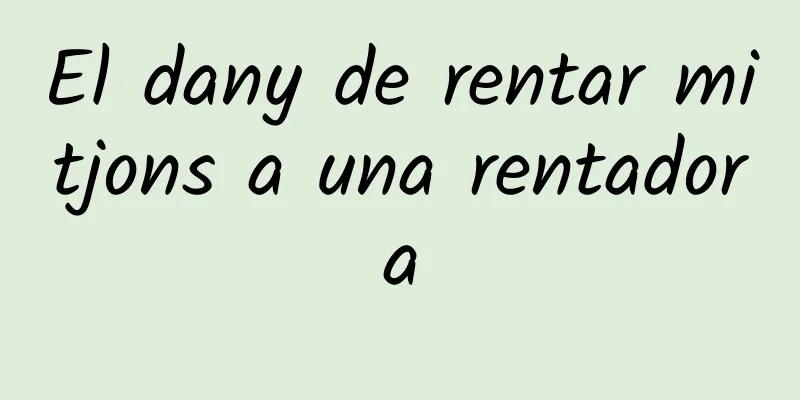 El dany de rentar mitjons a una rentadora