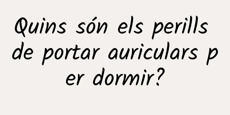 Quins són els perills de portar auriculars per dormir?