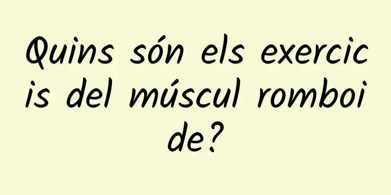 Quins són els exercicis del múscul romboide?