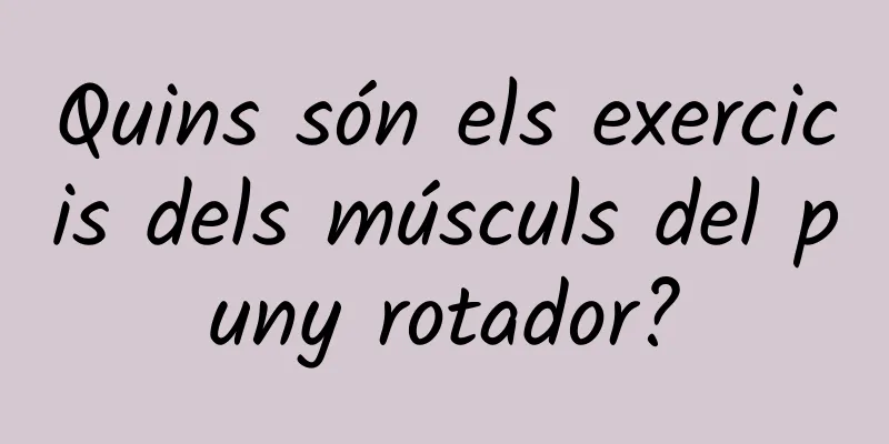 Quins són els exercicis dels músculs del puny rotador?