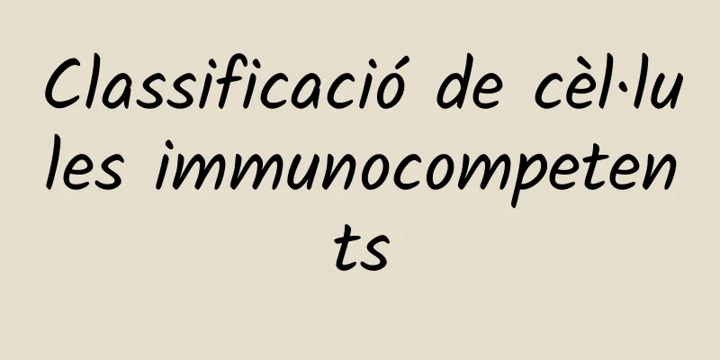 Classificació de cèl·lules immunocompetents