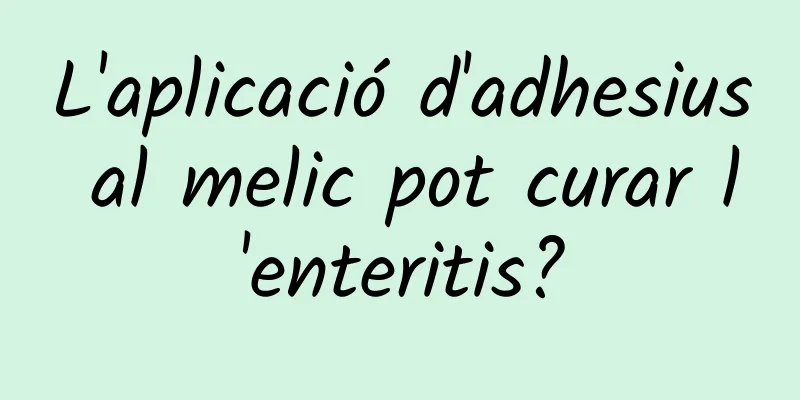 L'aplicació d'adhesius al melic pot curar l'enteritis?