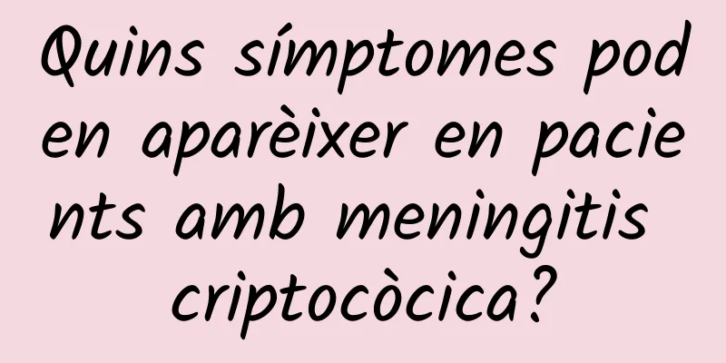 Quins símptomes poden aparèixer en pacients amb meningitis criptocòcica?