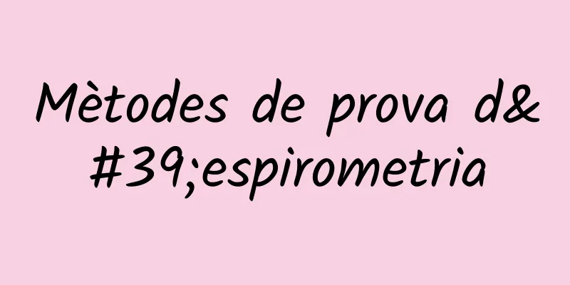 Mètodes de prova d'espirometria