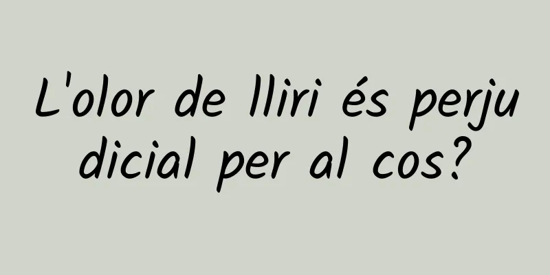 L'olor de lliri és perjudicial per al cos?