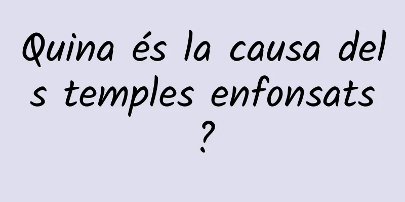 Quina és la causa dels temples enfonsats?