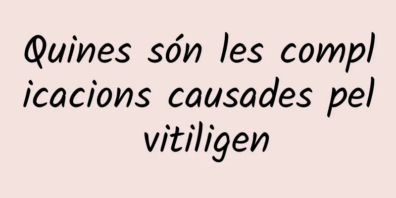 Quines són les complicacions causades pel vitiligen